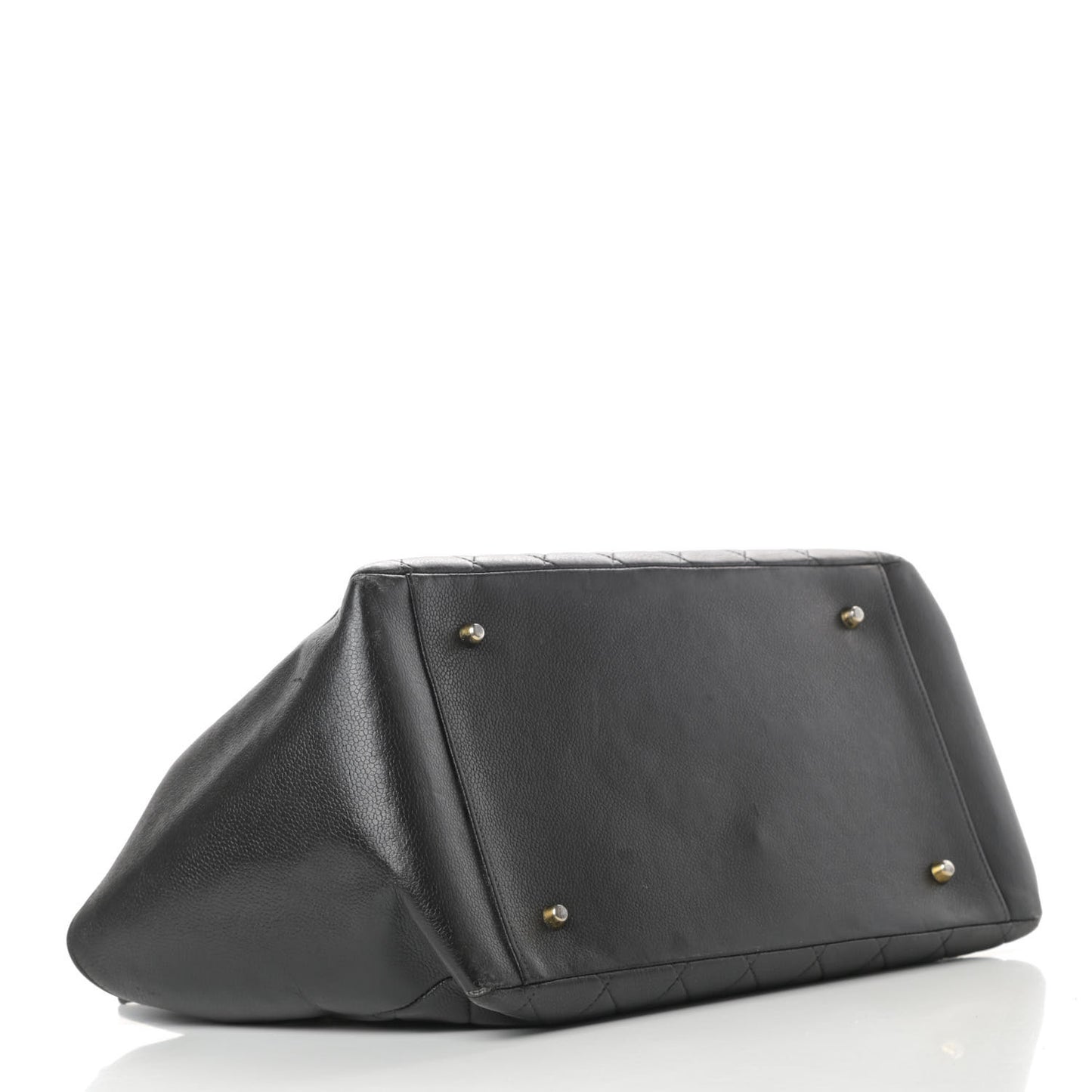 Caviar Quilted Timeless CC Tote Black