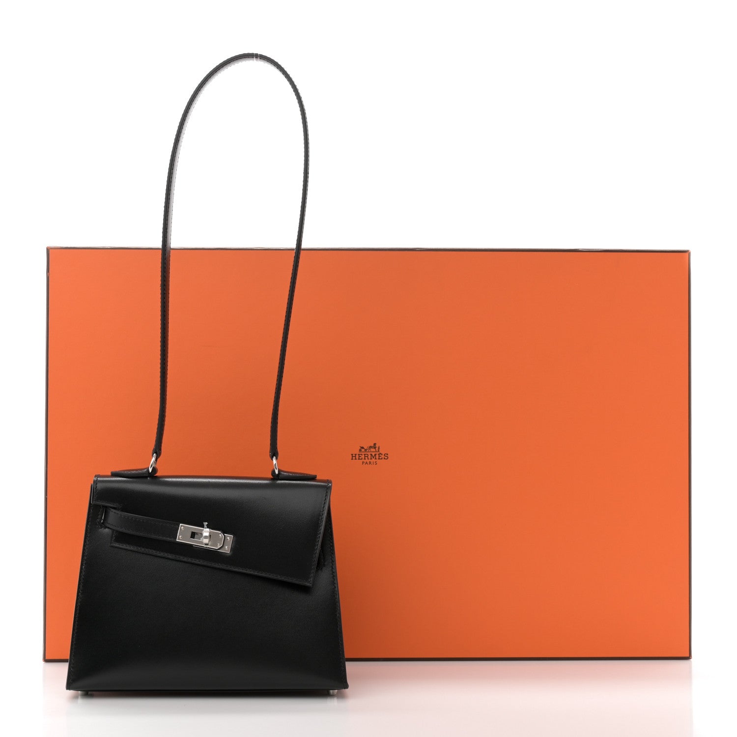 Hermes Box Kelly En Desordre Sellier 20 Black 12 of 12