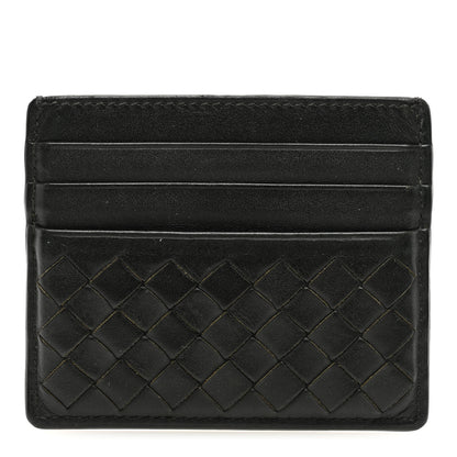 Bottega Veneta Nappa Intrecciato VN Card Case Black 1 of 8