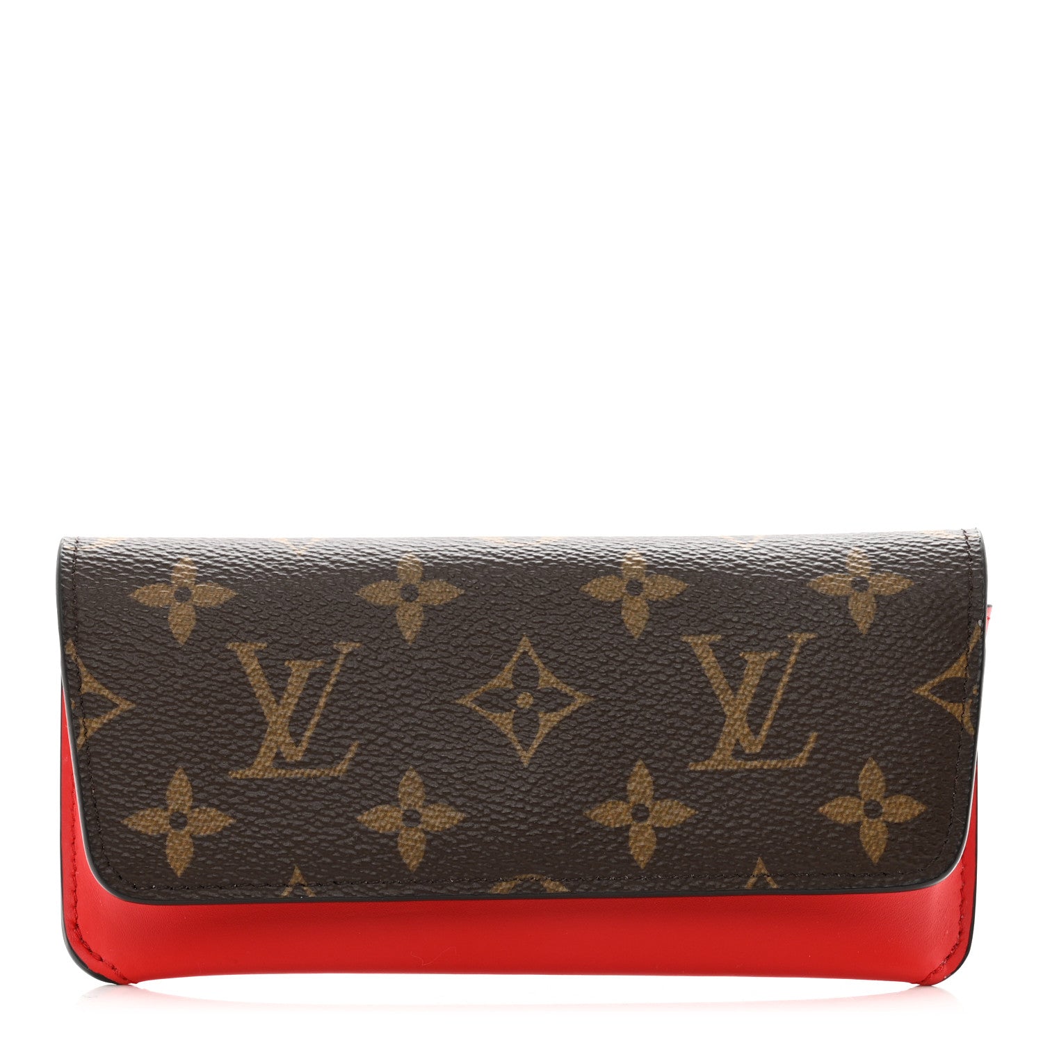Louis Vuitton Monogram Woody Sunglass Case Rouge 1 of 6