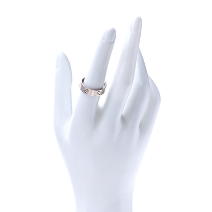 Cartier 18K White Gold 5.5mm LOVE Ring 55 7.25 2 of 6