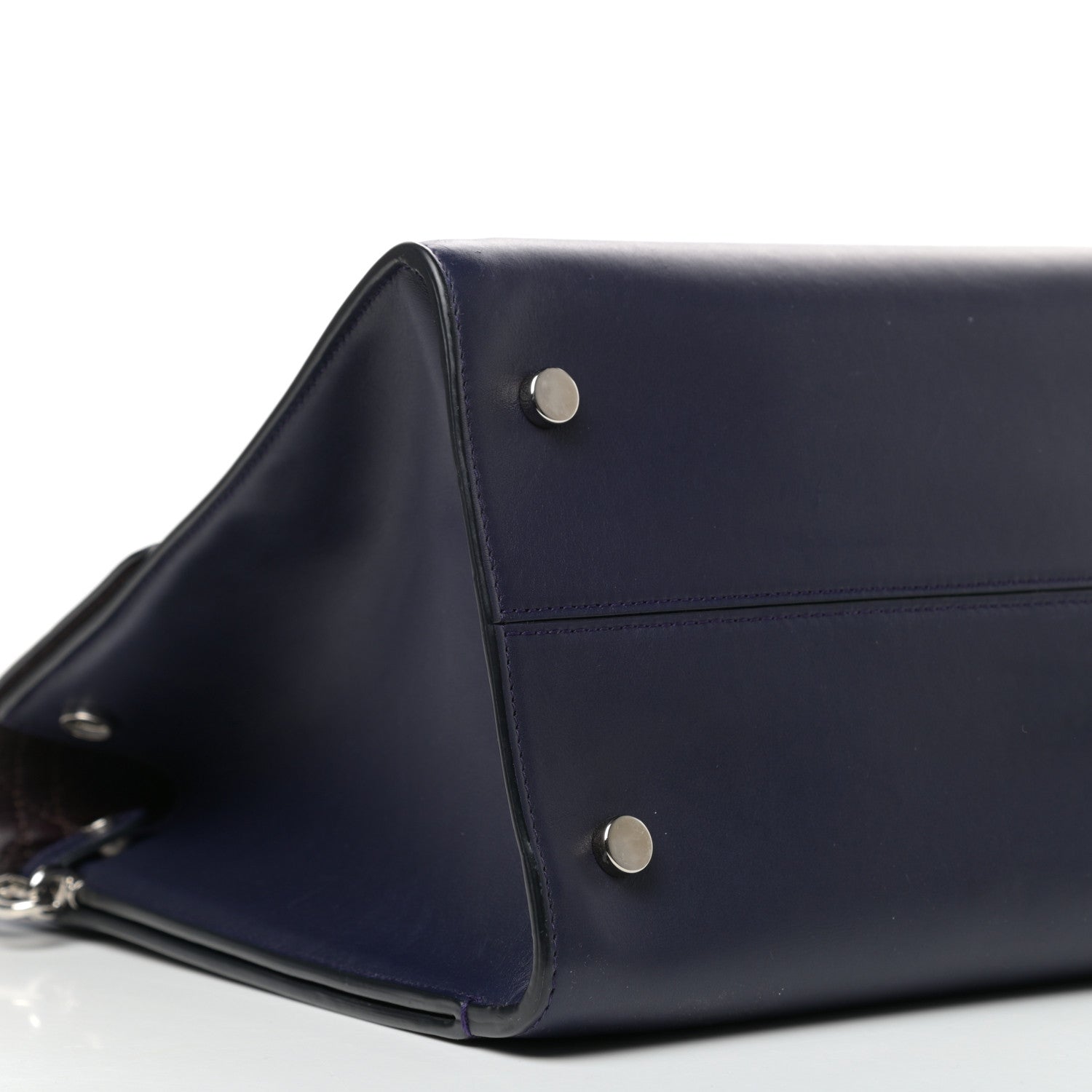 Christian Dior Calfskin Large Diorever Flap Navy 8 of 10