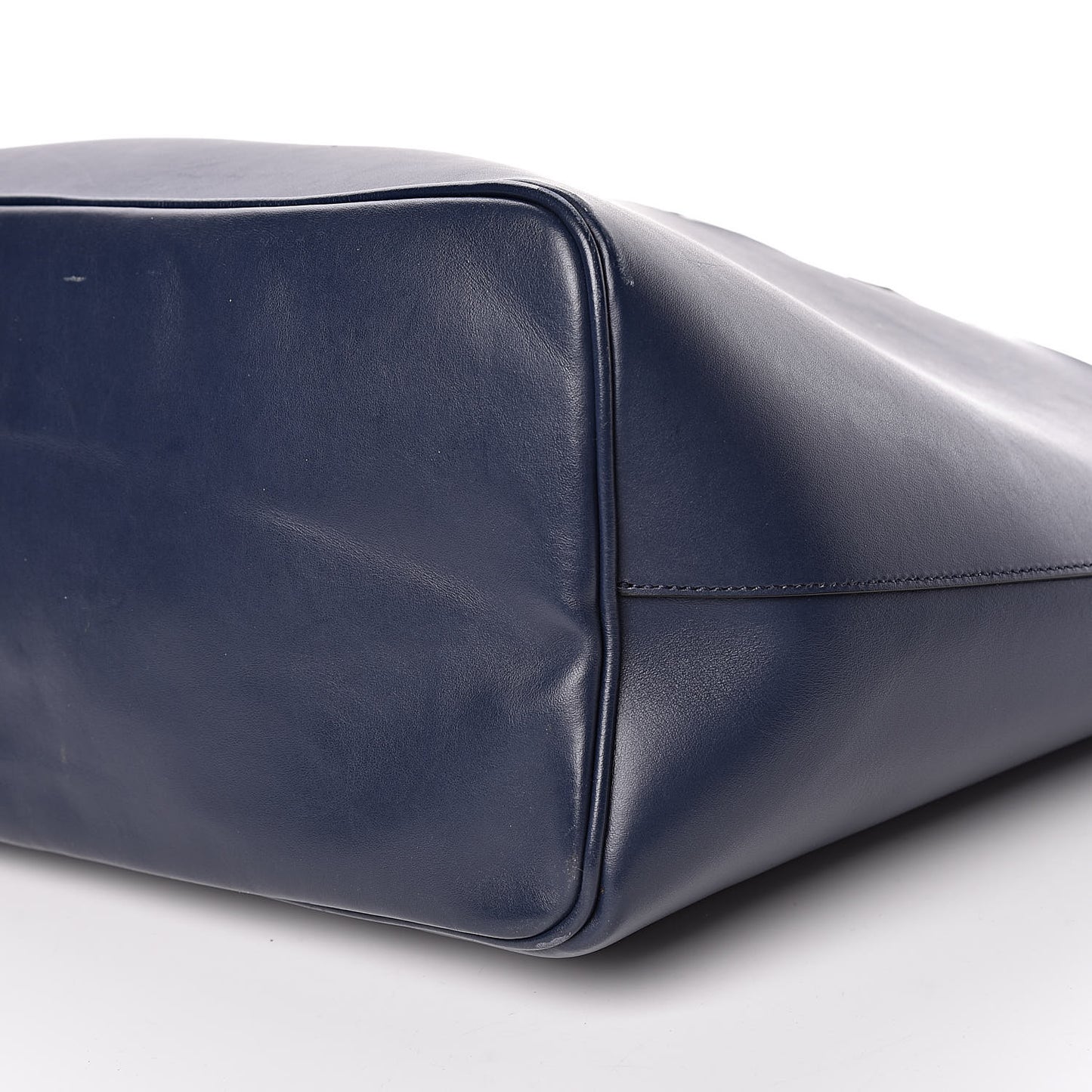 Calfskin Large Antigona Tote Night Blue Silver