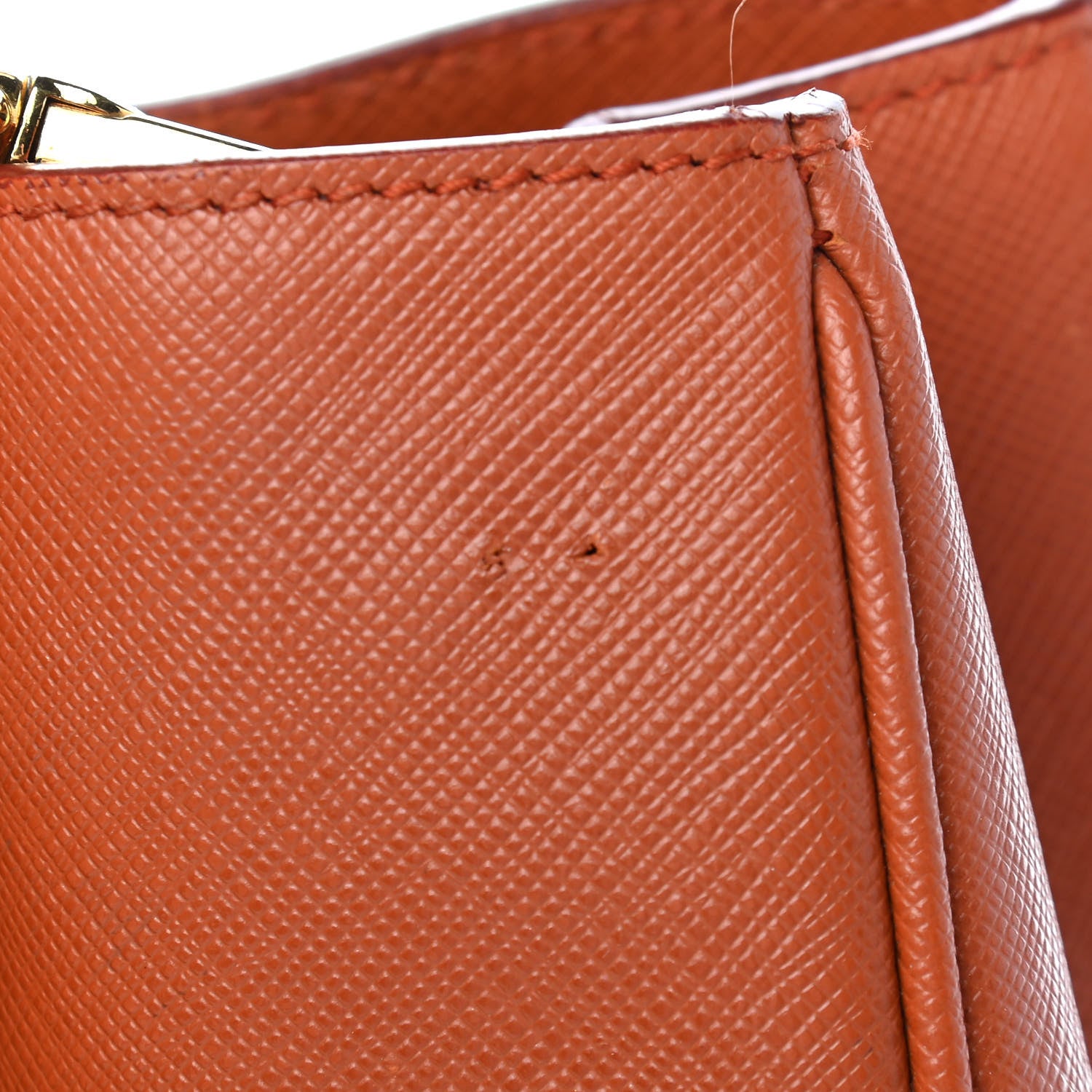Prada Saffiano Lux Medium Tote Rame 9 of 15