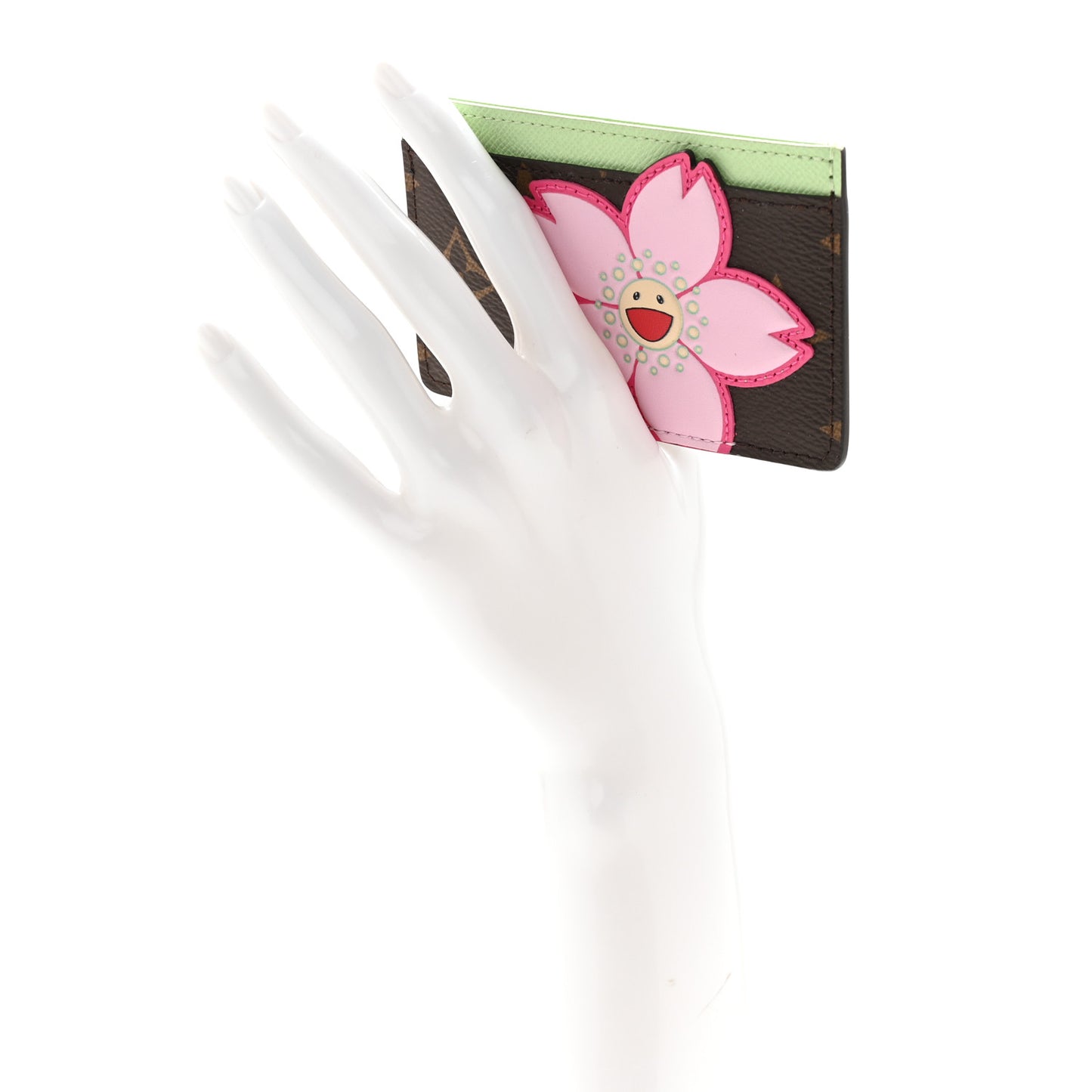 LV X TM Monogram Cherry Blossom Card Holder Sakura Brown