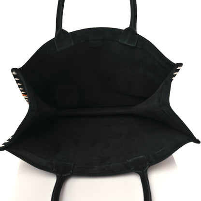Christian Dior Suede Large La Terre Earth Book Tote Black 4 of 7
