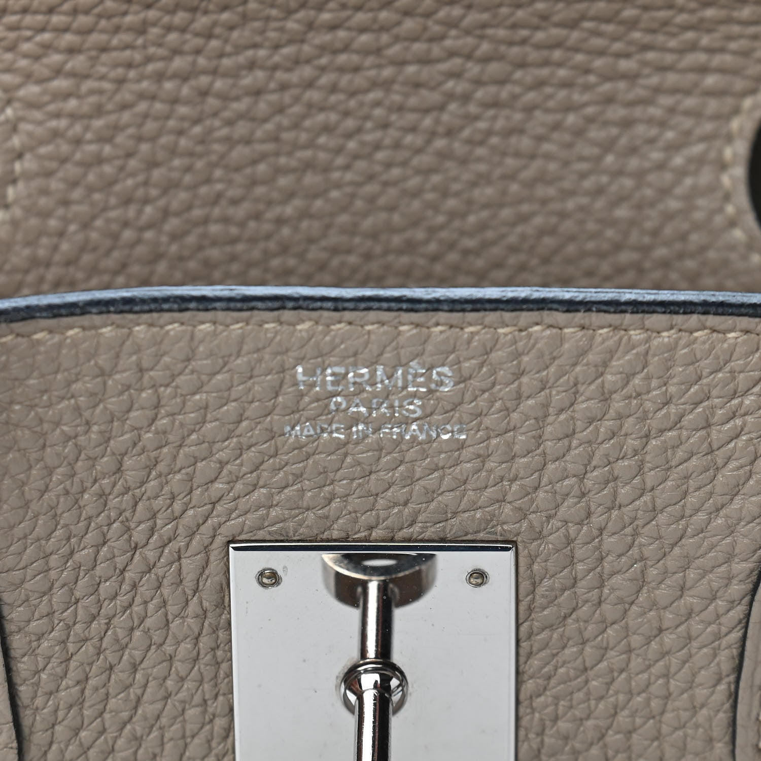 Hermes Togo Birkin 30 Gris Tourterelle 5 of 9