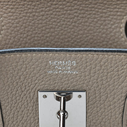 Hermes Togo Birkin 30 Gris Tourterelle 5 of 9