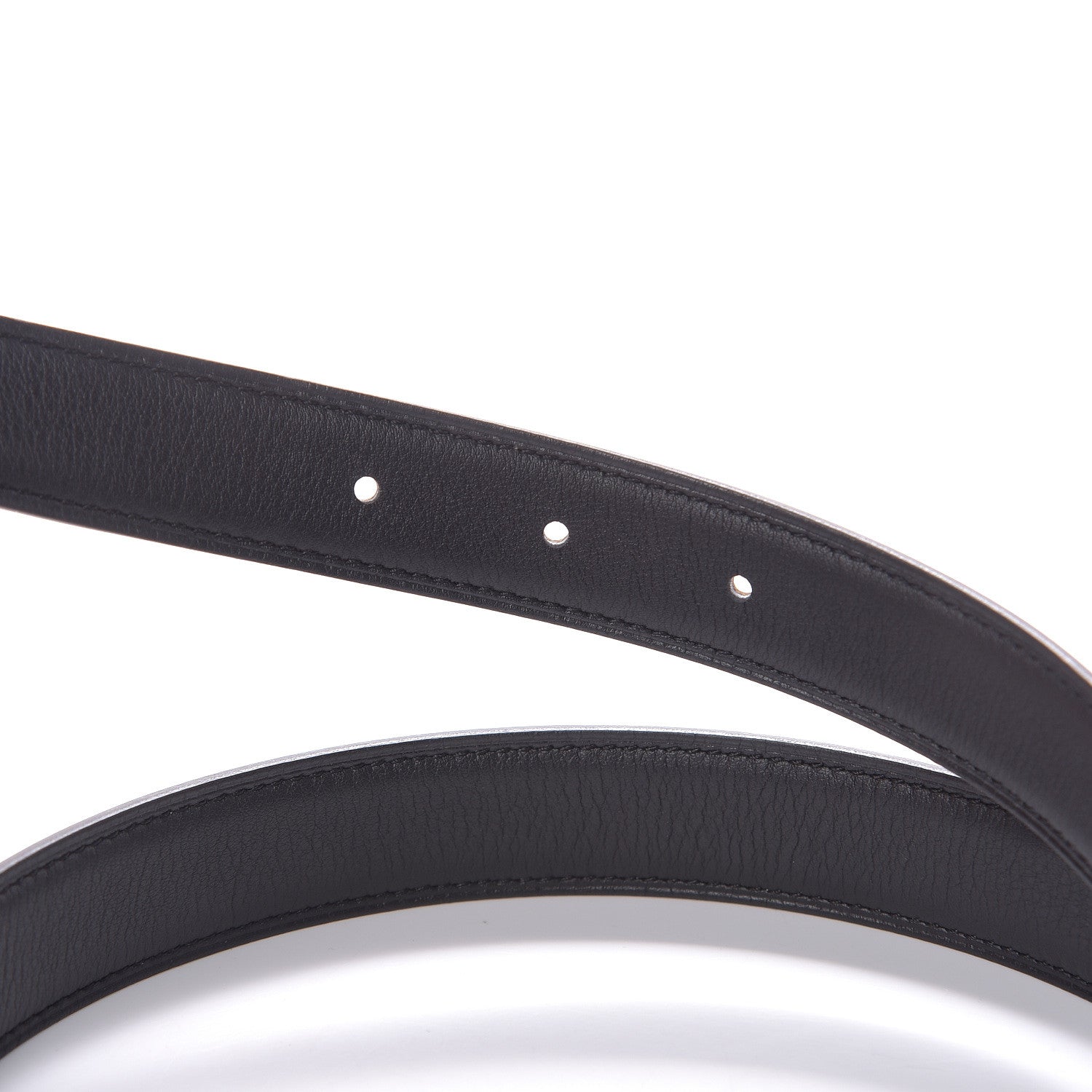 Hermes Epsom Swift 24mm Tresor Belt 90 Etoupe Black 4 of 7