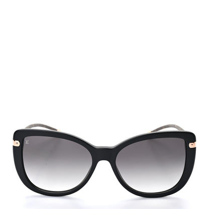 Louis Vuitton Monogram Acetate Charlotte Sunglasses Z0781W Black 2 of 8