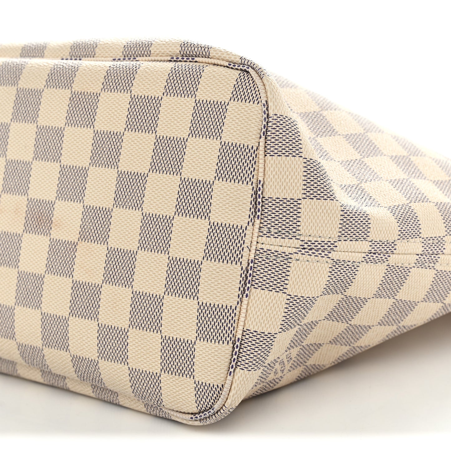 Damier Azur Neo Neverfull MM Rose Ballerine