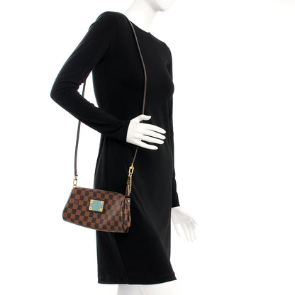 Louis Vuitton Damier Ebene Eva Clutch 2 of 7