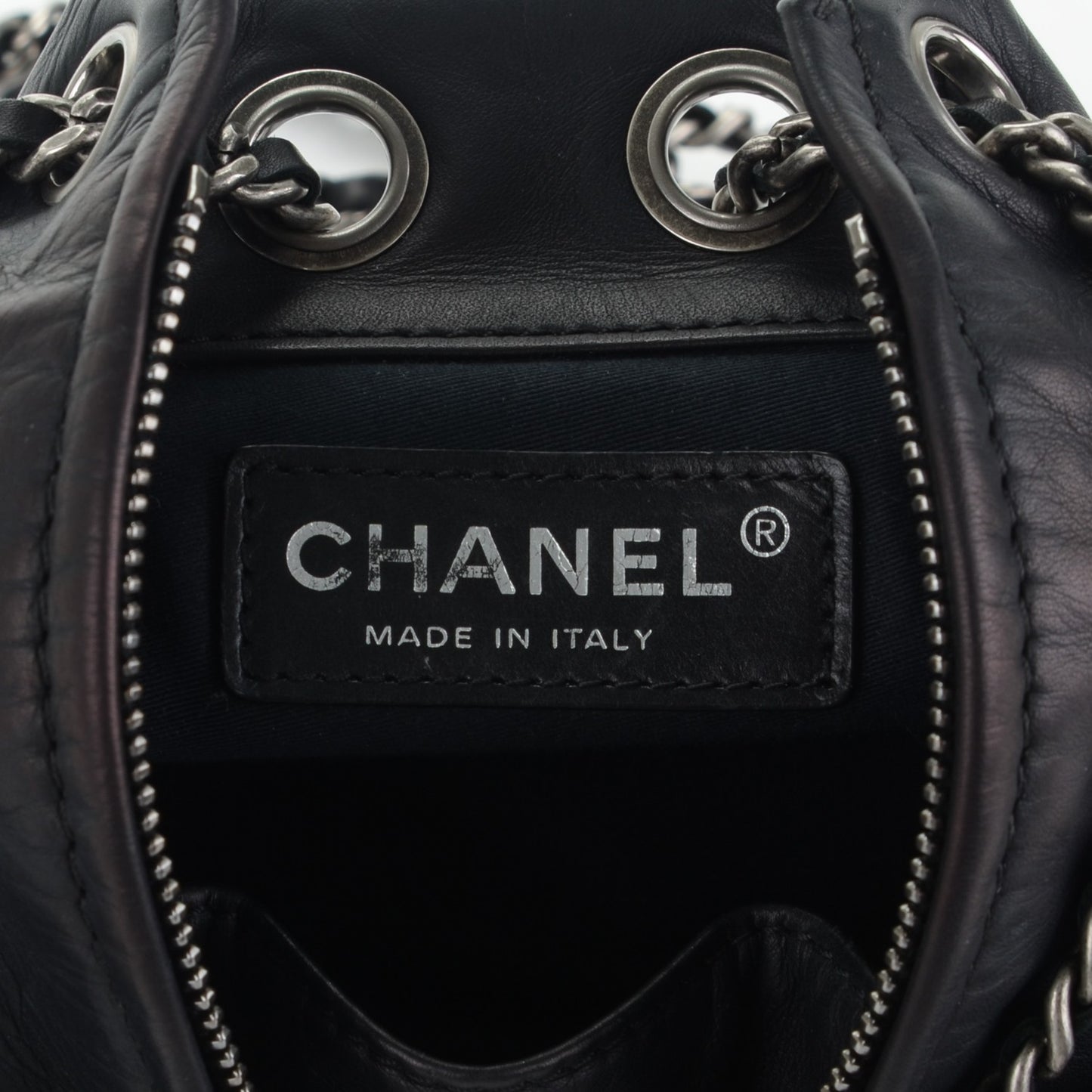 Calfskin Mini Backpack Is Back Black