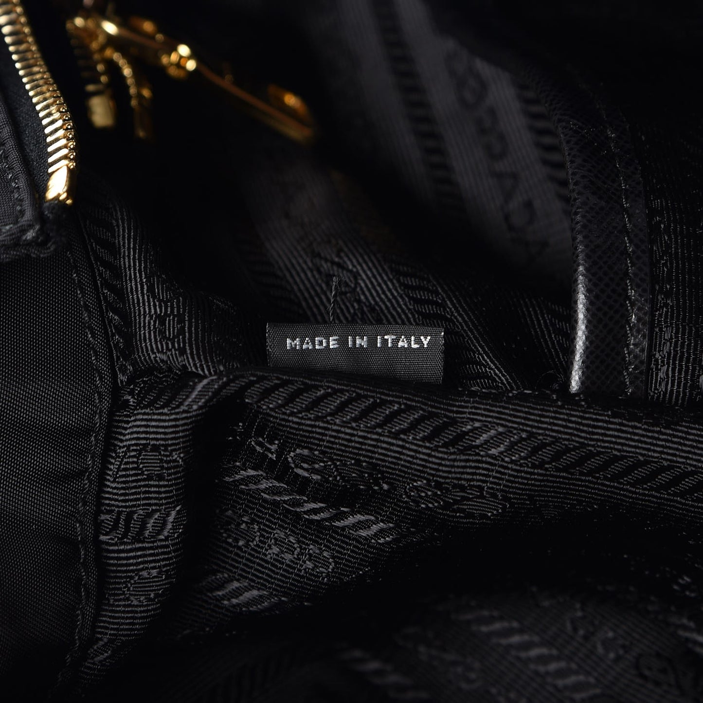 Nylon Vela Baby Bag Black