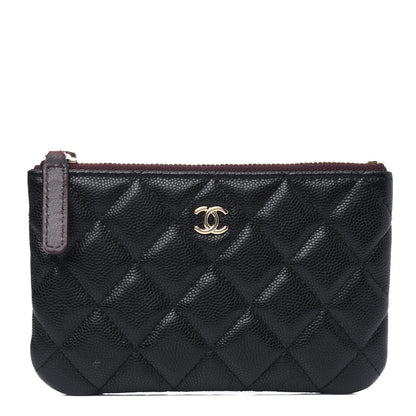 Chanel Caviar Quilted Small Cosmetic Case Black 1 of 4