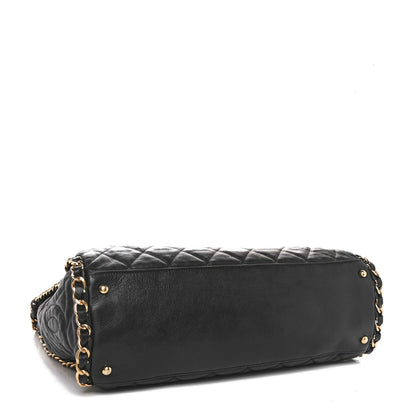 Chanel Calfskin Quilted Large Chain Me Hobo Black 4 of 10