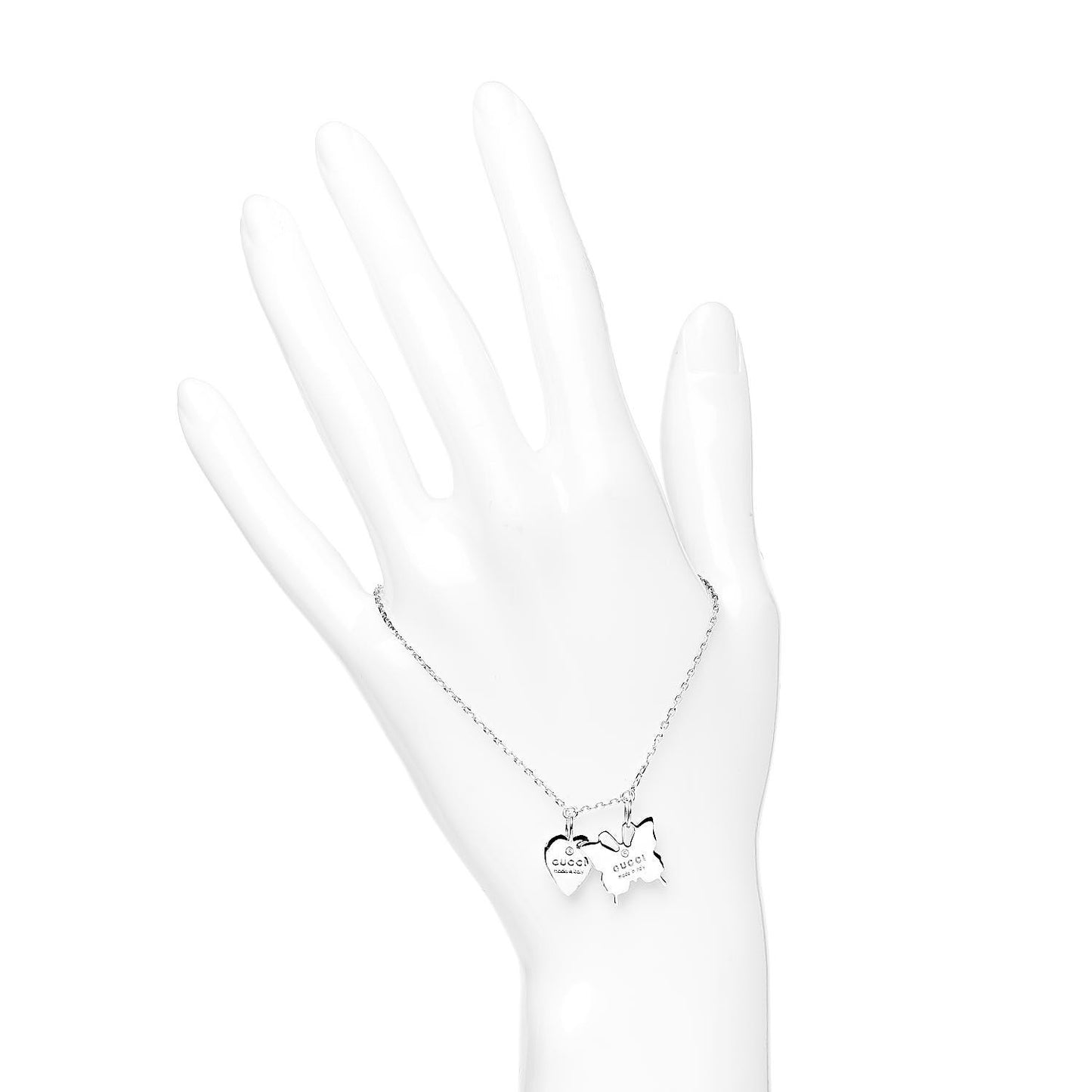 Sterling Silver Trademark Heart Butterfly Bracelet