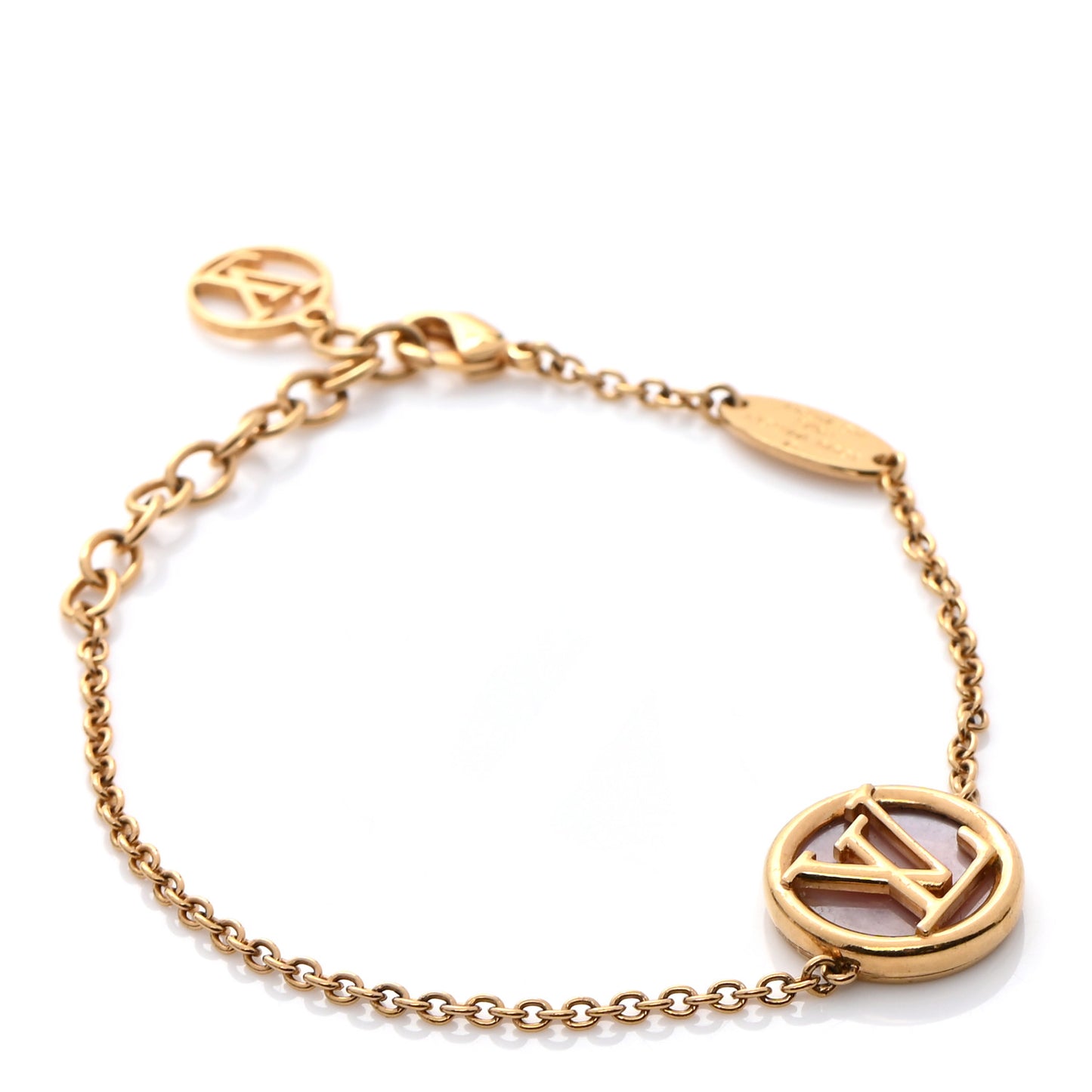 Gold L to V Pearlfection Bracelet