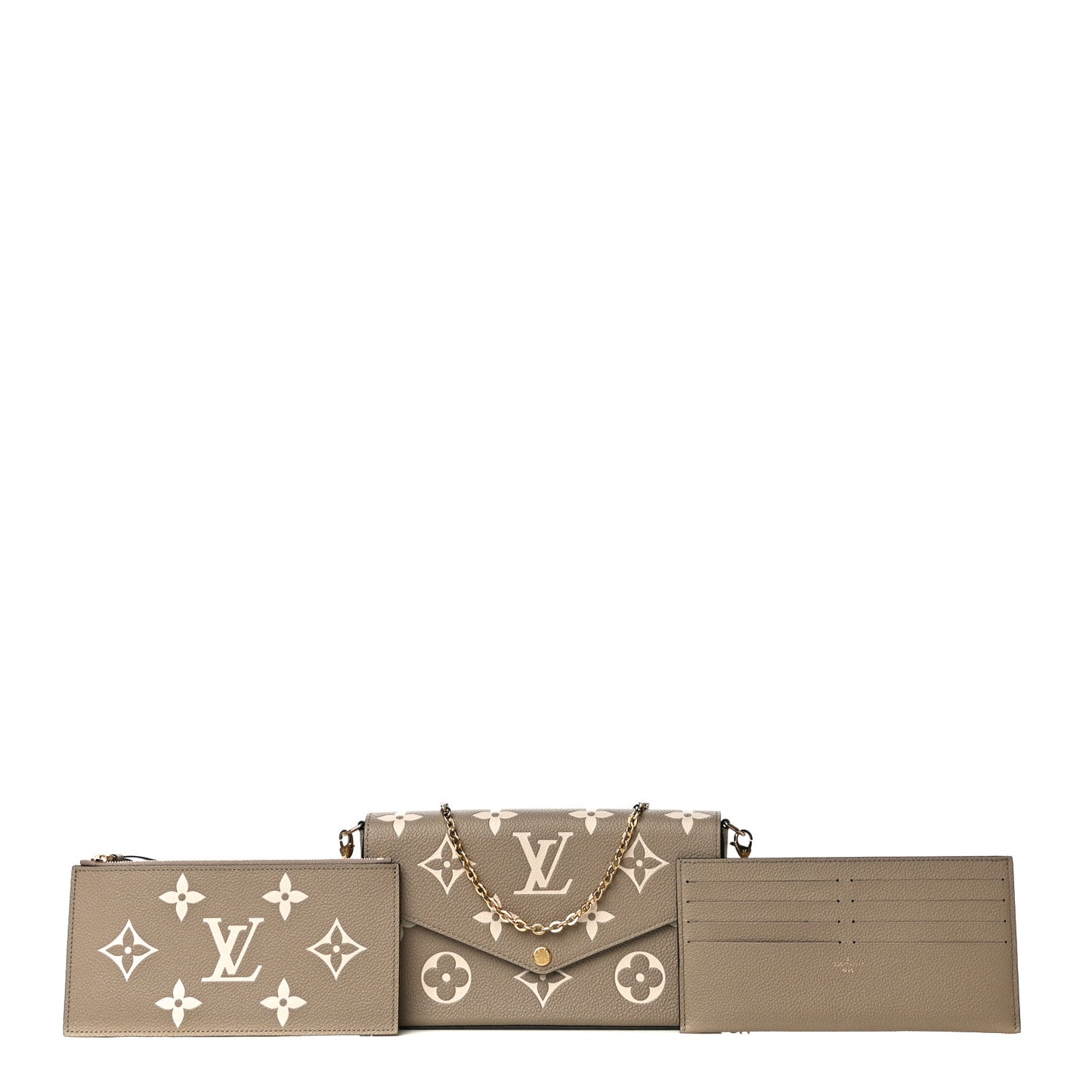 Empreinte Monogram Giant Felicie Pochette Tourterelle Creme