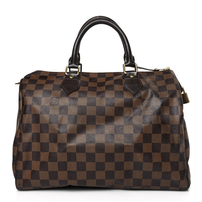 Louis Vuitton Damier Ebene Speedy 30 1 of 11