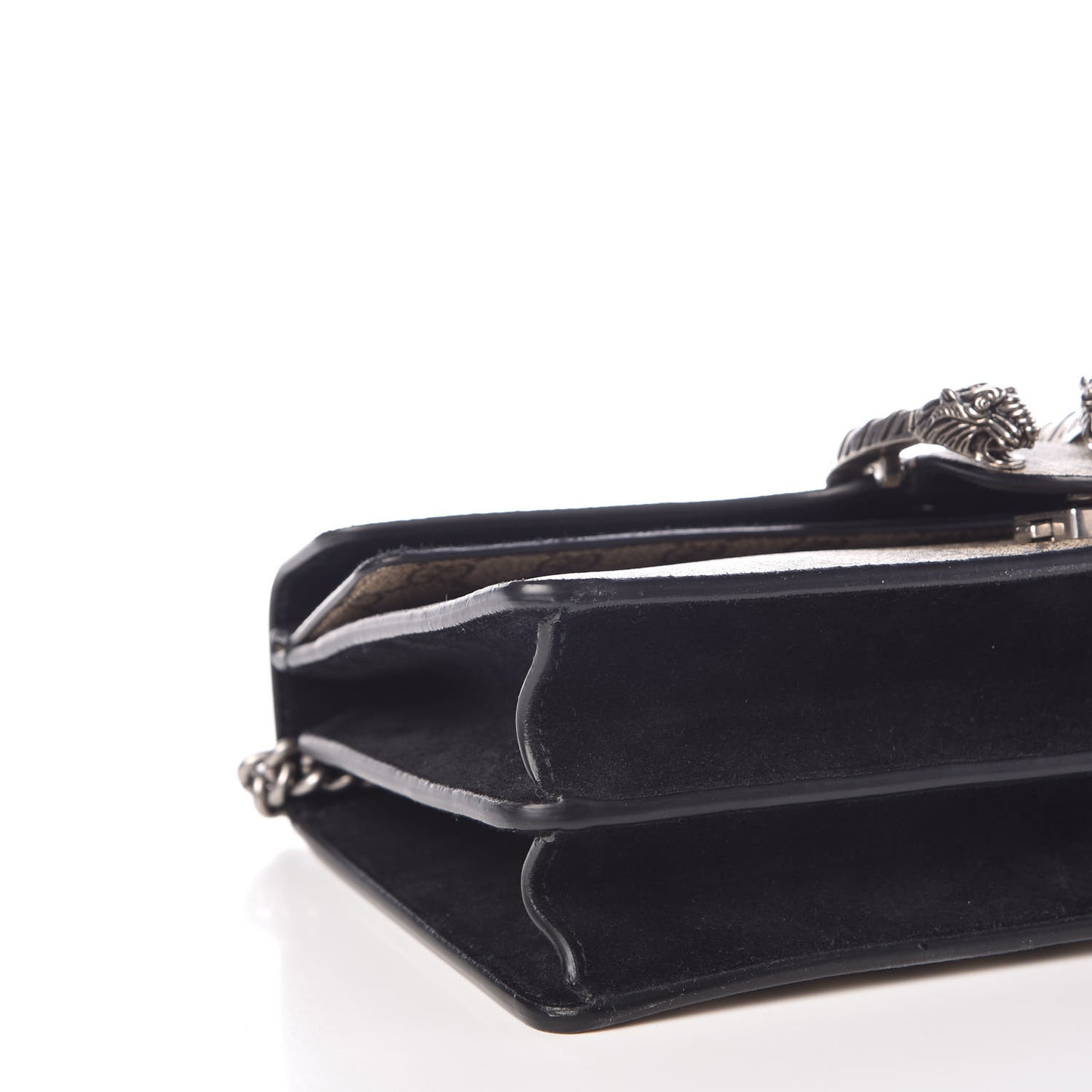 GG Supreme Monogram Small Dionysus Shoulder Bag Black