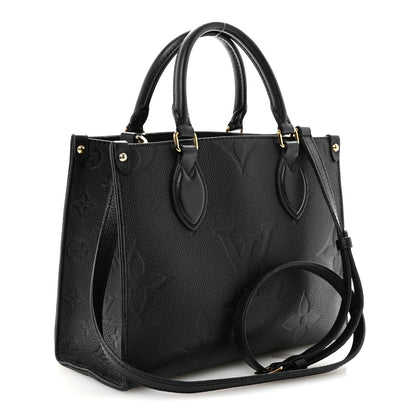 Louis Vuitton Empreinte Monogram Giant Onthego PM Black 3 of 9