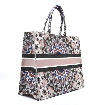 Christian Dior Canvas Embroidered KaleiDioroscopic Book Tote Multicolor 3 of 9