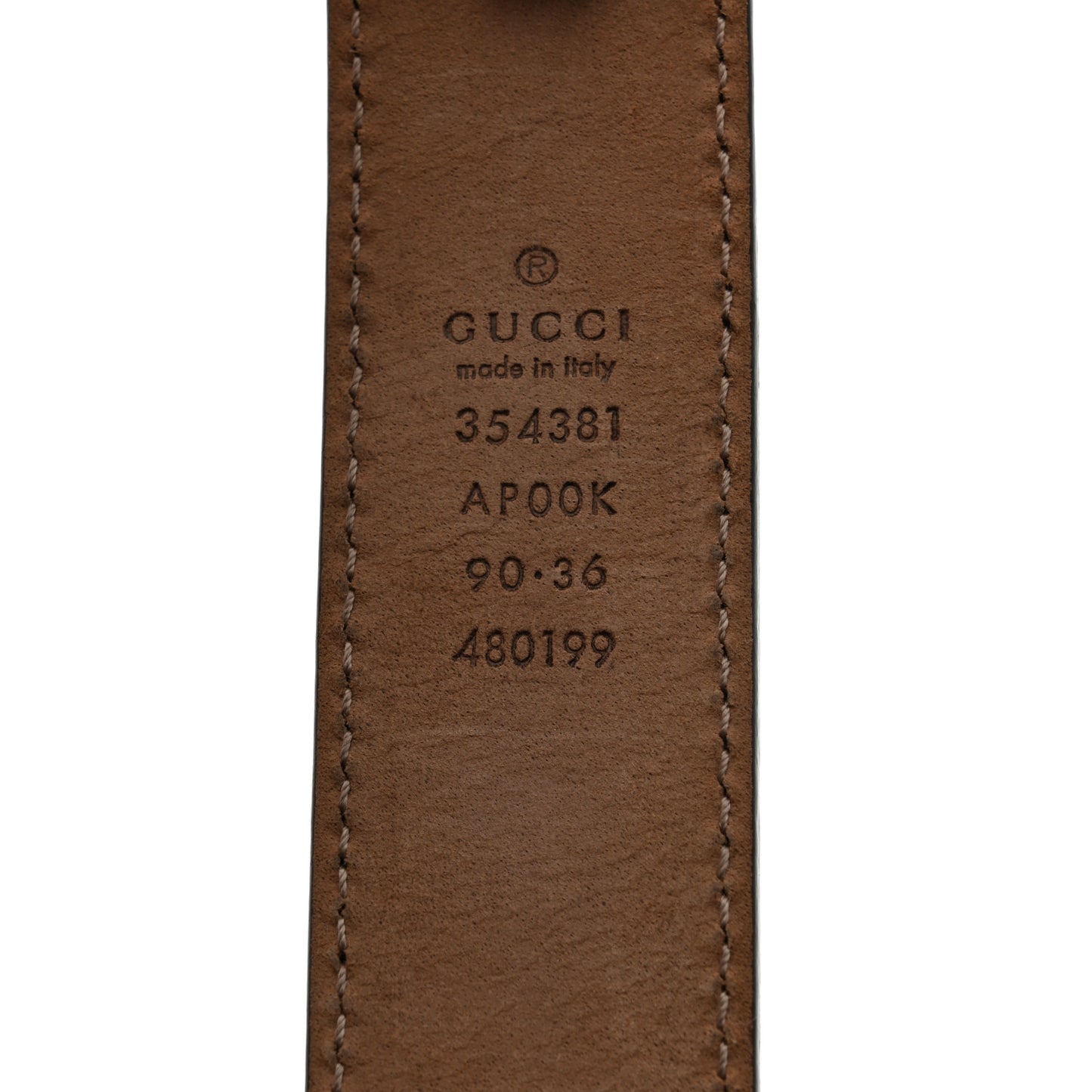 Calfskin Crystal Interlocking G 90 36 Belt Black