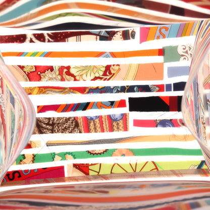 Hermes Rubber Silk Louvre Musuem Tote Multicolor 5 of 20