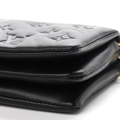 Louis Vuitton Lambskin Embossed Monogram Coussin Belt Bag Black 8 of 8