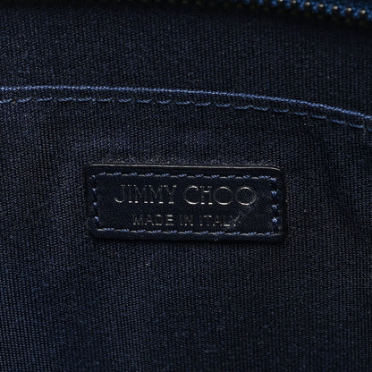 Jimmy Choo Metallic Grainy Goatskin Zena Clutch Platinum 6 of 6