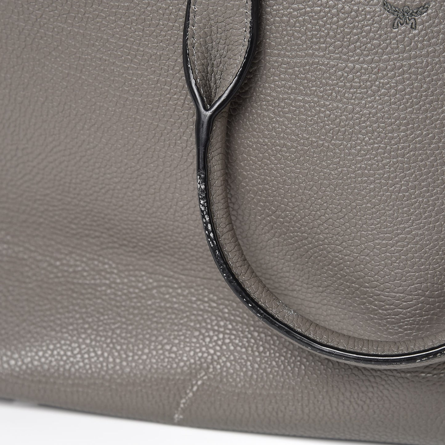 Grained Calfskin Medium Ella Boston Grey
