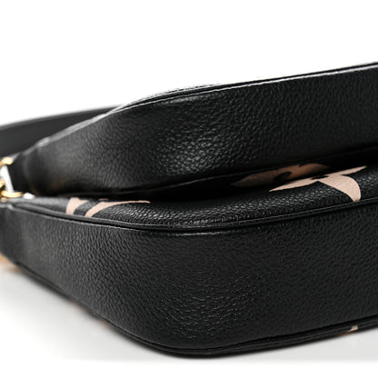 Louis Vuitton Empreinte Monogram Giant Multi Pochette Accessories Black Beige 8 of 9