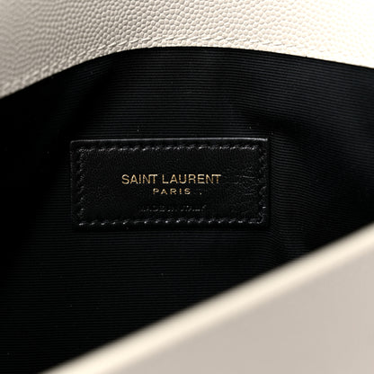 Saint Laurent Grain De Poudre Uptown Pouch Crema Soft 6 of 9