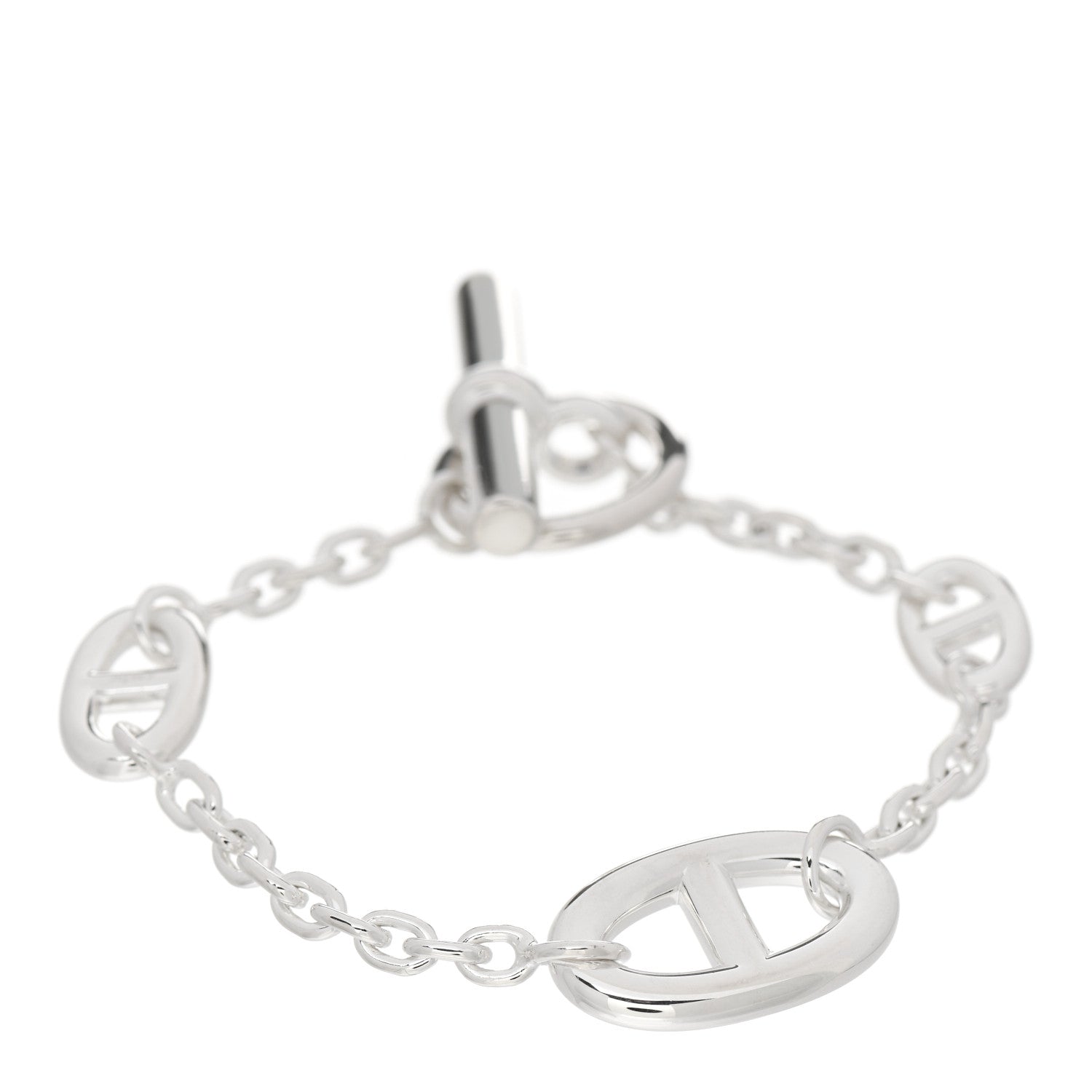 Hermes Sterling Silver Farandole Bracelet 1 of 4