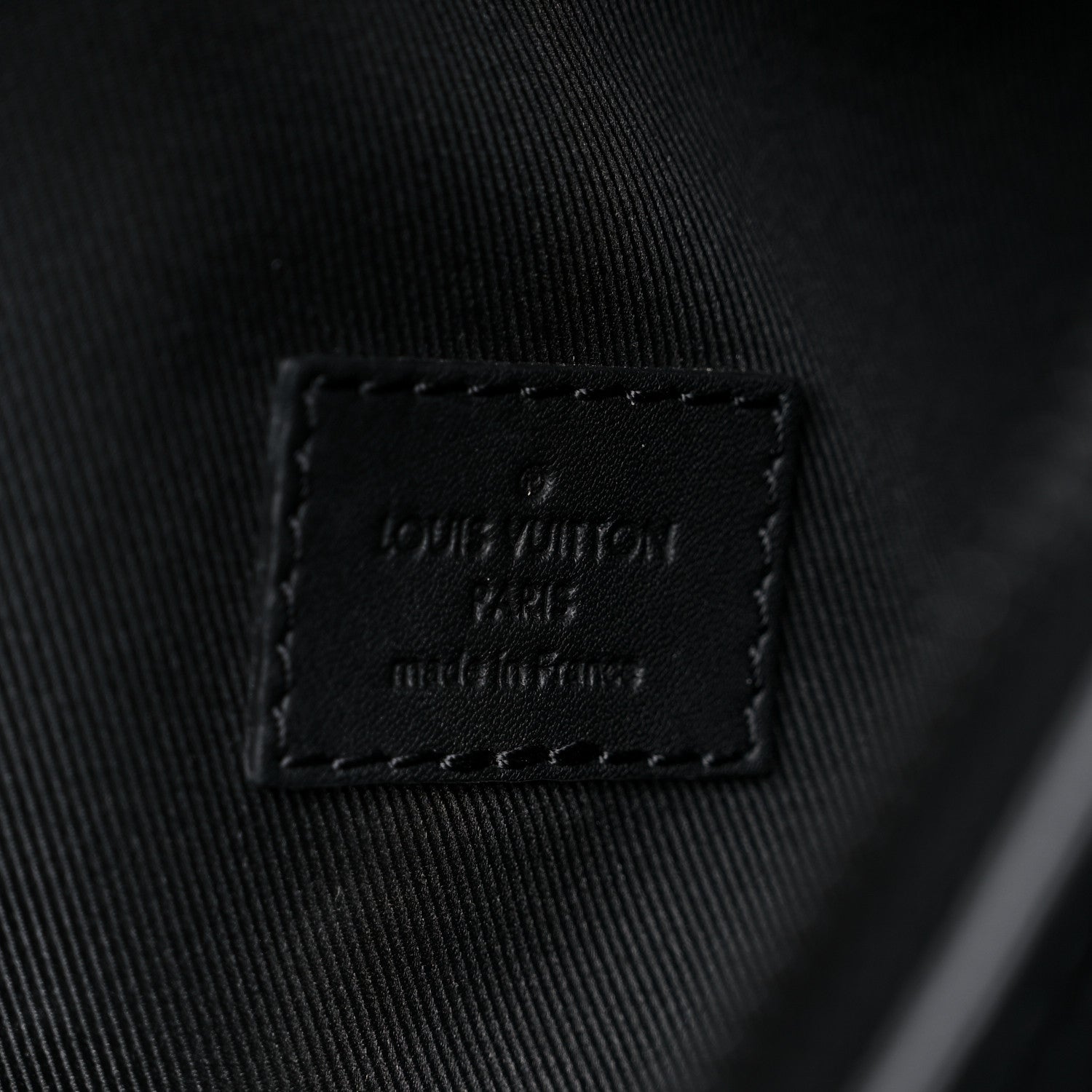 Louis Vuitton Calfskin Shadow Monogram Duo Slingbag Black 7 of 9