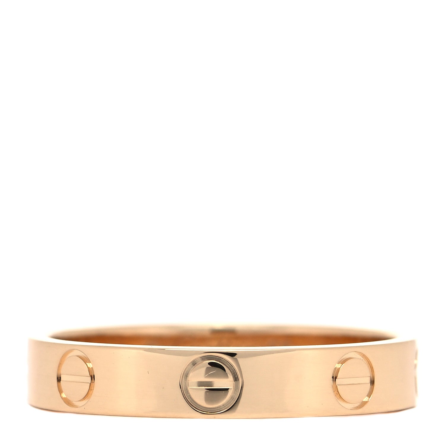 Cartier 18K Yellow Gold 3.5mm LOVE Wedding Band Ring 55 7.25 2 of 8
