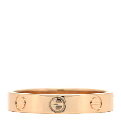 Cartier 18K Yellow Gold 3.5mm LOVE Wedding Band Ring 55 7.25 2 of 8