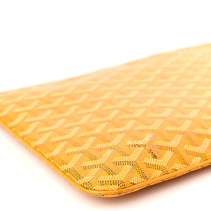 Goyard Goyardine Senat Pochette MM Yellow 7 of 9