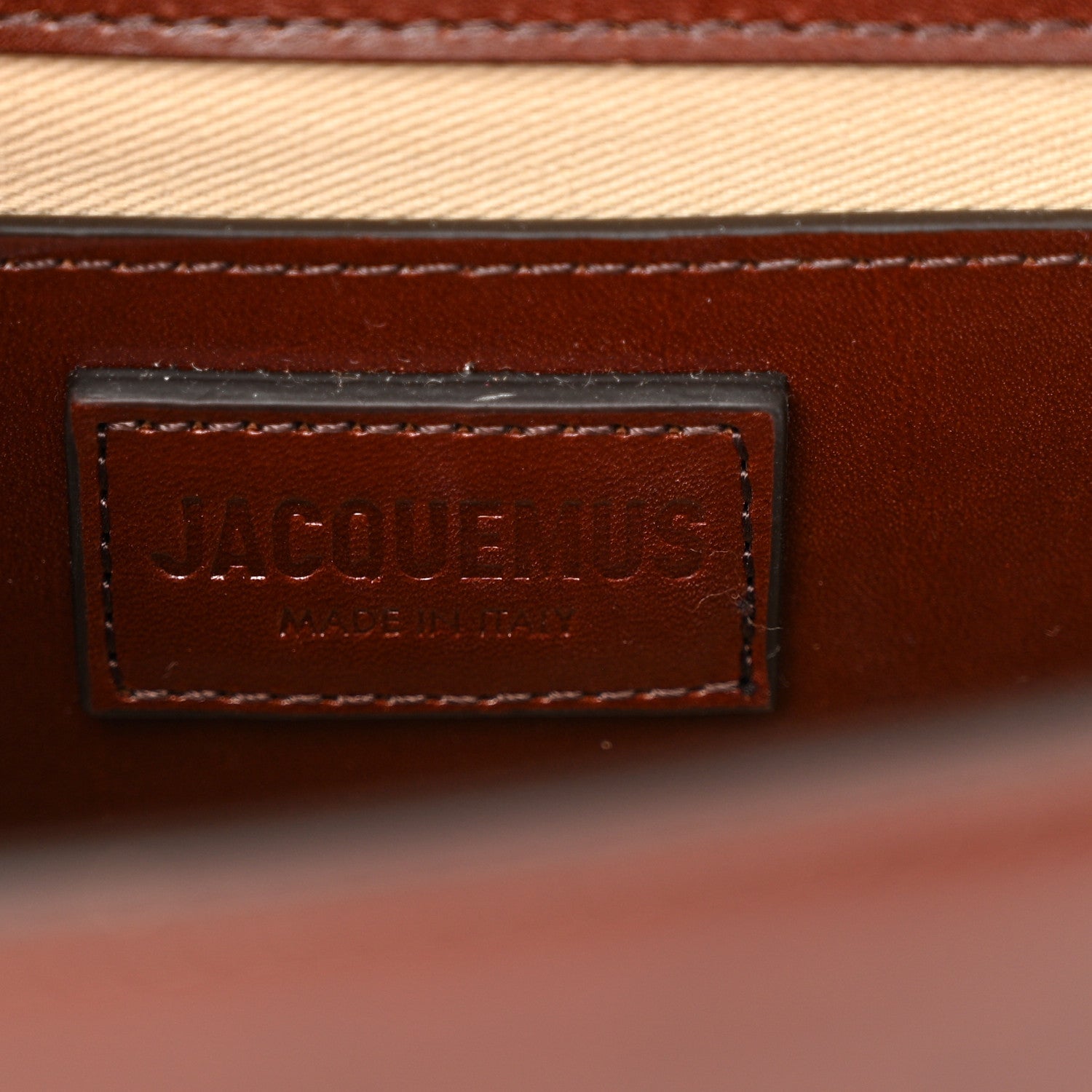 Jacquemus Smooth Calfskin Le Grand Bambino Dark Brown 6 of 13