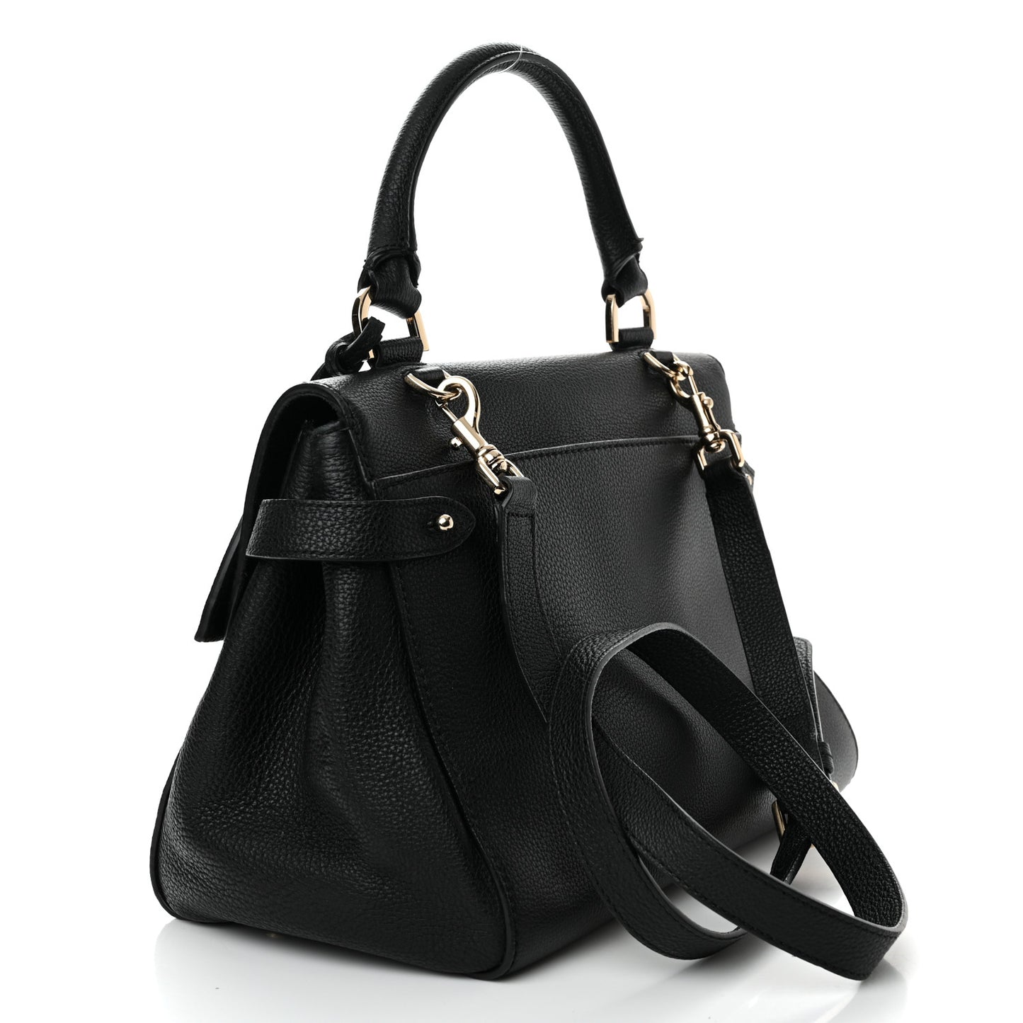 Grainy Calfskin Primrose Black