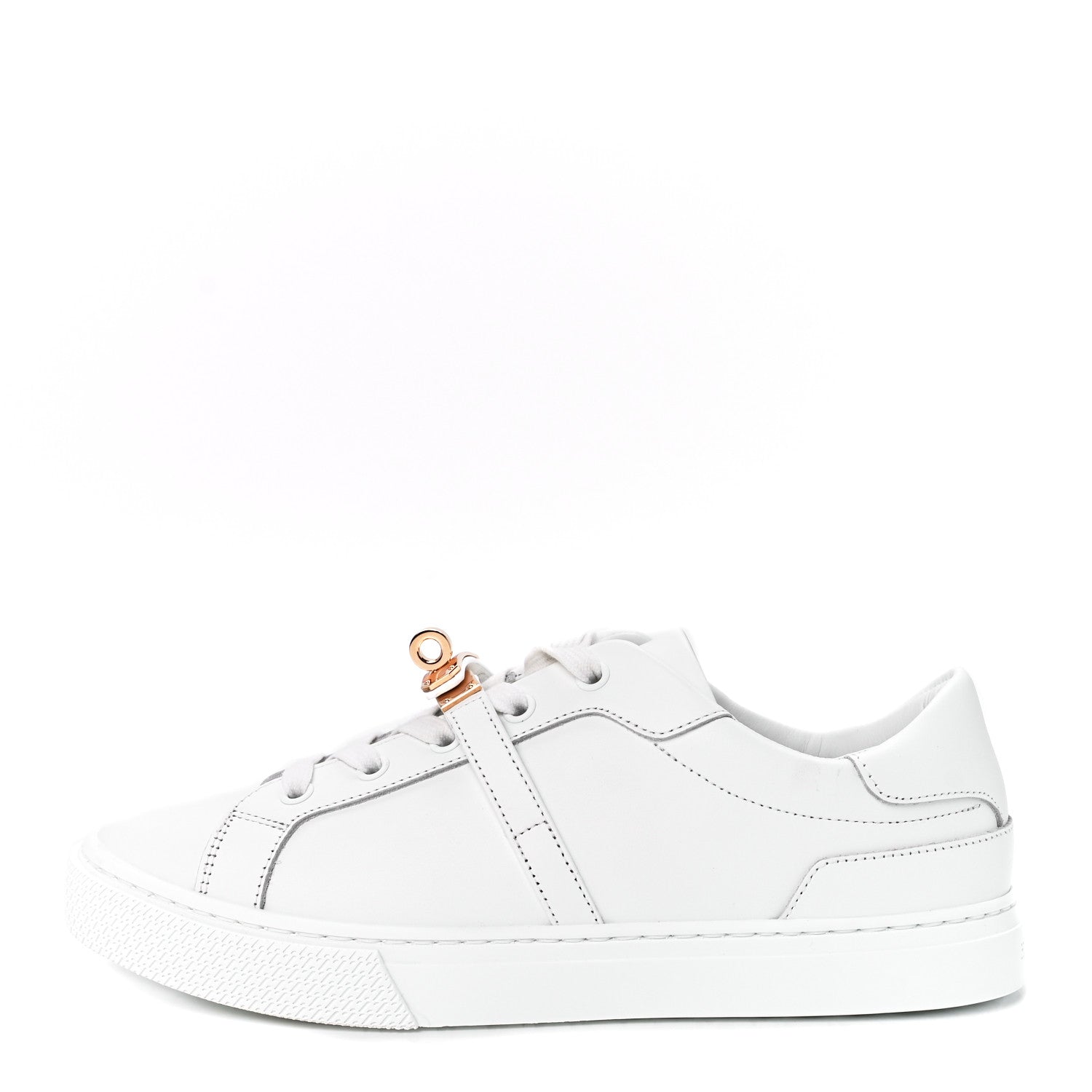 Hermes Calfskin Day Sneakers 38 White 1 of 10