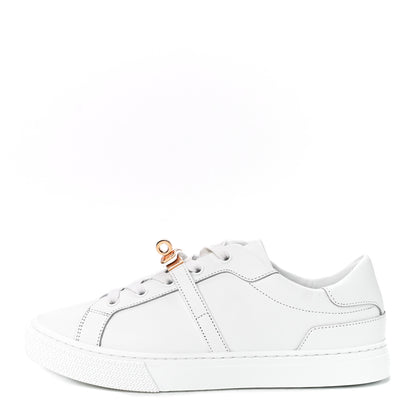 Hermes Calfskin Day Sneakers 38 White 1 of 10