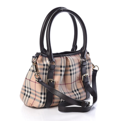 Burberry Haymarket Check Small Northfield Tote Chocolate 3 of 14