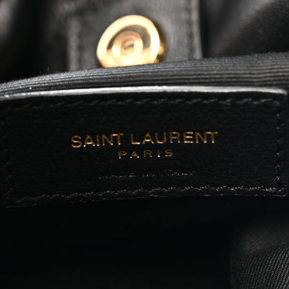 Saint Laurent Lambskin Matelasse Monogram Medium Jamie 4.3 Pochon Black 6 of 15