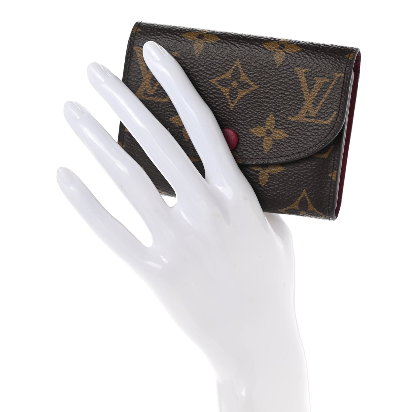 Monogram Rosalie Coin Purse Fuchsia