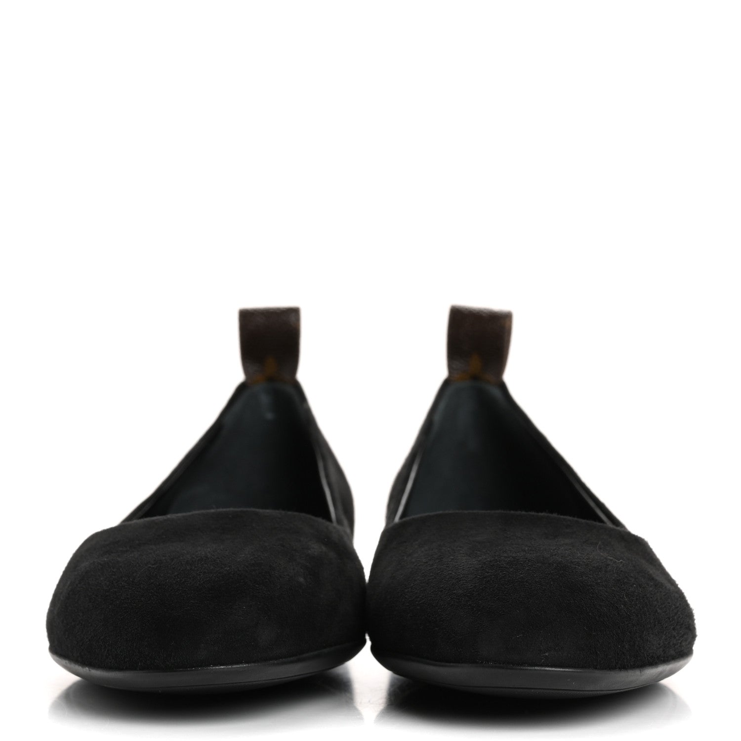 Louis Vuitton Suede Monogram Uniformes Ballet Flats 37 Black 3 of 11