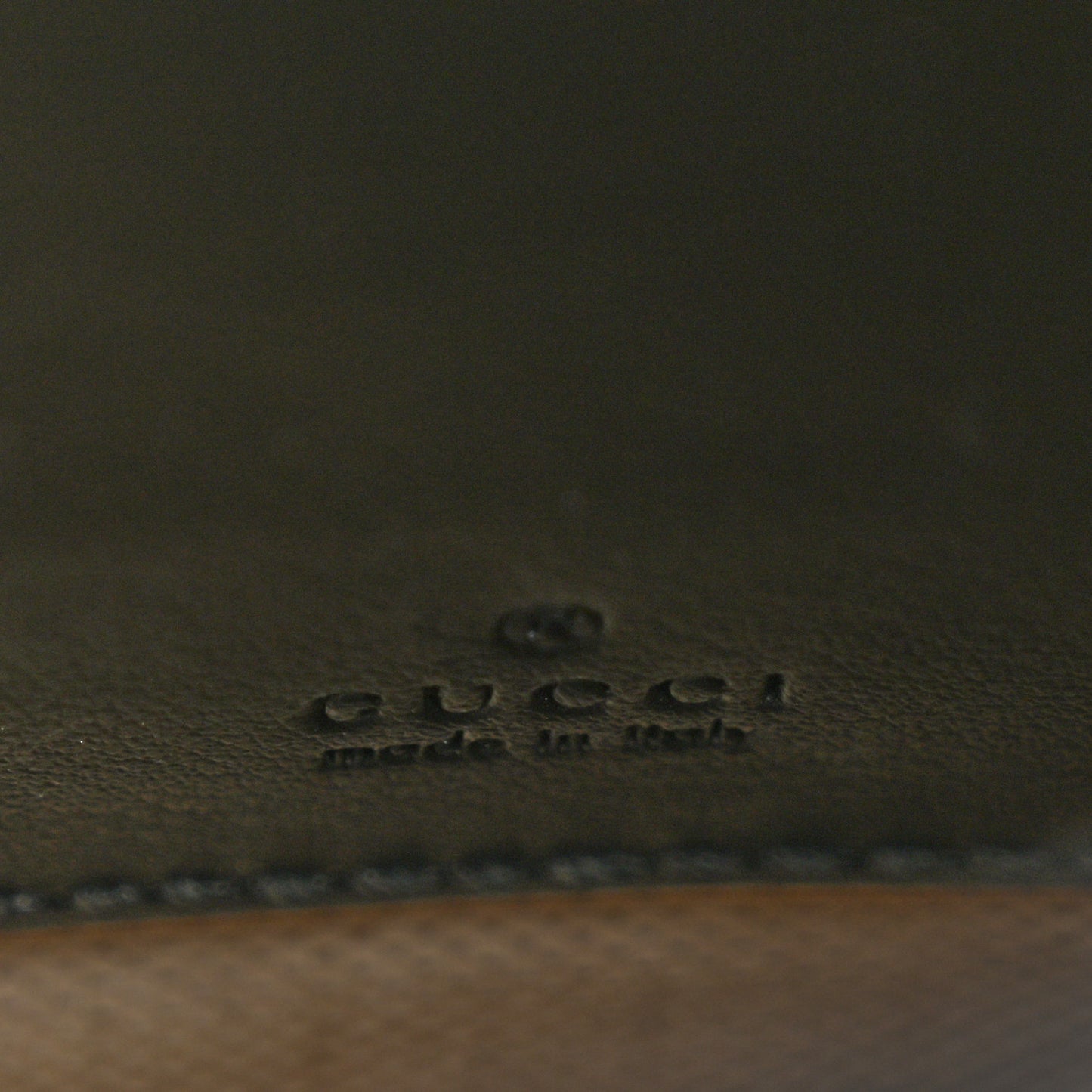 Calfskin GG Tennis Embossed Mini Crossbody Bag Black