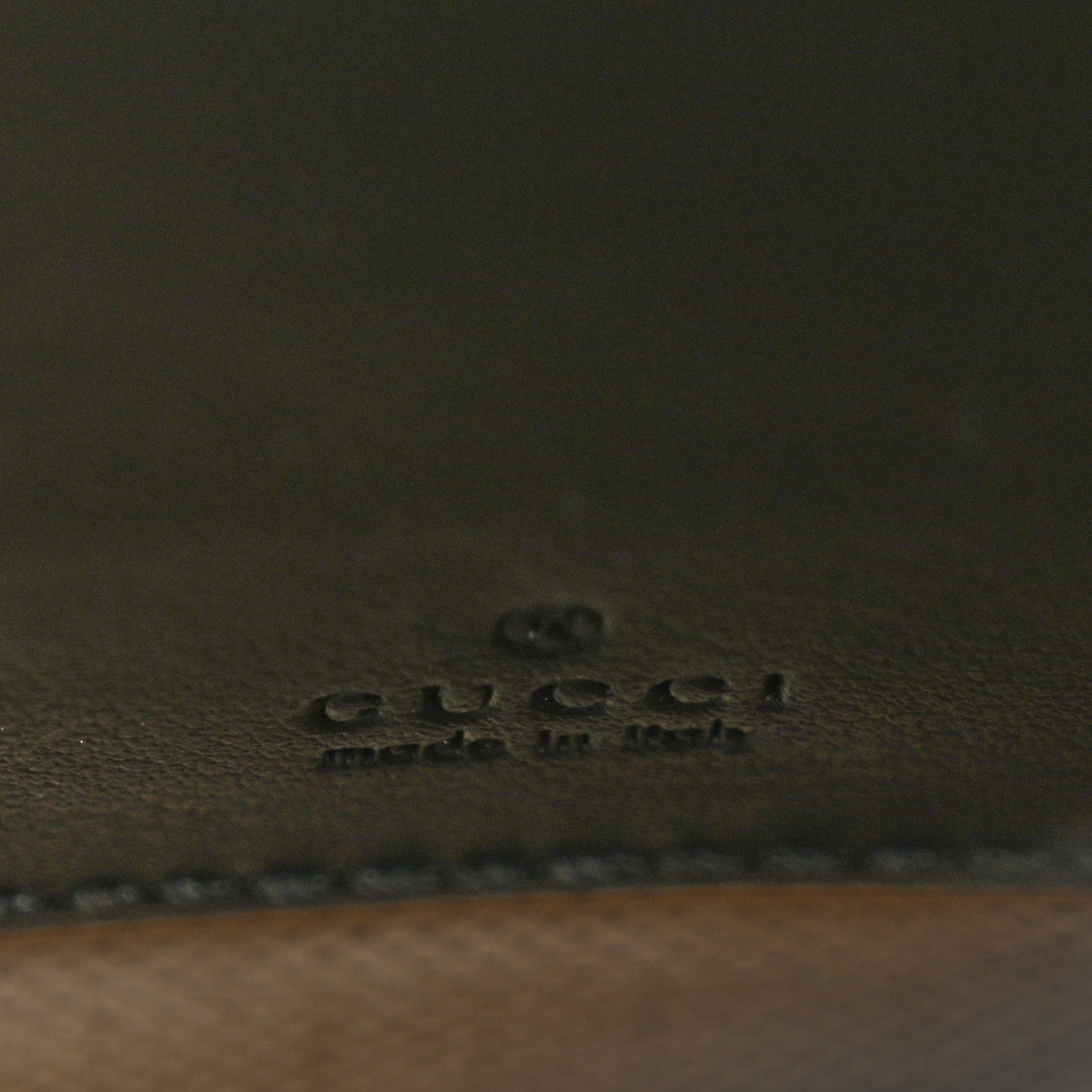 Gucci Calfskin GG Tennis Embossed Mini Crossbody Bag Black 6 of 11