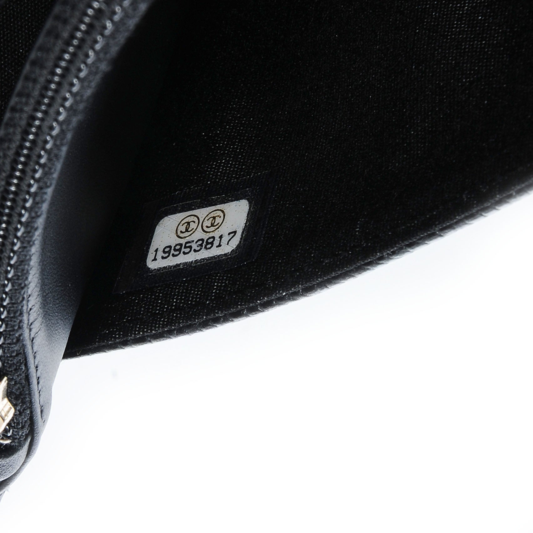 Chanel Caviar Timeless CC Wallet on Chain WOC Black 7 of 8